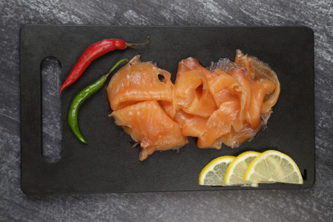 SALMÓN AHUMADO REBANADO x 1.5 kilos - comprar online