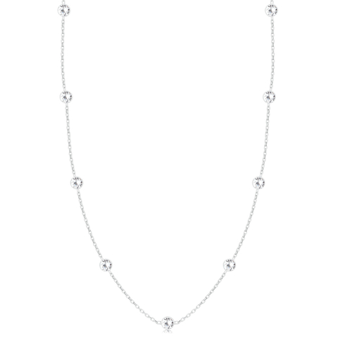 COLAR LONGO COM DEZESSETE ZIRCÔNIAS - 85 CM