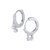 ARGOLA CRAVEJADA COM PINGENTE - modelo Dois Pontos - comprar online