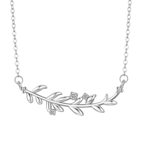 COLAR RAMO COM E ZIRCÔNIAS