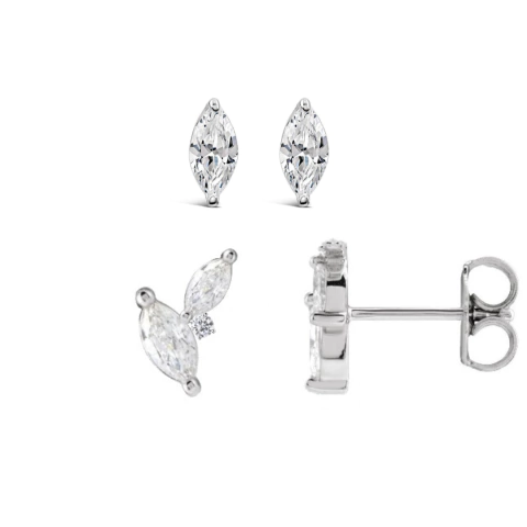 DUPLA BRINCOS NAVETES - modelo Brisa Tropical - comprar online