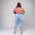Calça Cigarrete Plus Size Jeans Feminina Capry Grande - comprar online
