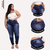 Imagem do Calça Plus Size Jeans Skinny Feminina Imperios Modas