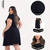 Vestidinho Feminino Moda Evangélica Básico Liso Casual Plus - Impérios Modas