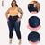Calça Cigarrete Plus Size Jeans Feminina Capry Grande - Impérios Modas