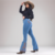 Imagem do Calça Jeans Feminina Flare Imperios Modas Estilo Country Bordado