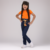 Calça Jeans Feminina Infantil Meninas Com Regulador Lycra