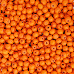 Bolitas de madera 8 mm x 25 gramos NARANJA