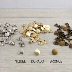 Broches a presión 40/10 x 200 uni. DORADO - comprar online