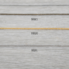 Cadena n° 6 x metro BRONCE - comprar online
