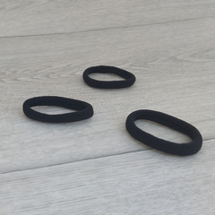 Colitas para el pelo de 5 cm x 10 uni. NEGRO