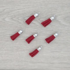 Flecos de gamuza x 10 uni. ROJO OSCURO - comprar online