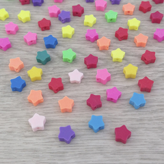 Dijes de fimo ESTRELLAS x 25 uni.