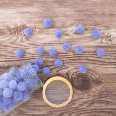 Pompones de 2cm x 40 uni. LILA
