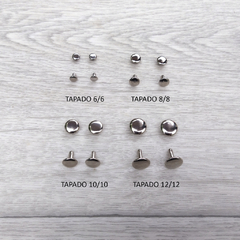 Remaches 8/8 tapados x 100 uni. BRONCE en internet