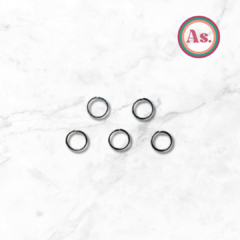 Argollitas NIQUEL de 6 mm x 50 gramos