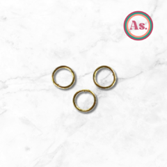 Argollitas DORADO de 12 mm x 50 gramos