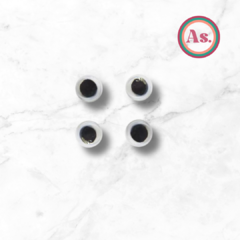Ojitos móviles de 8 mm x 100 uni. - comprar online