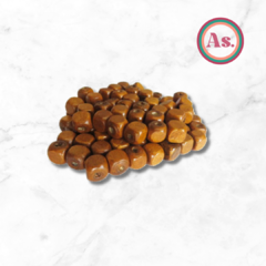 CUBITOS de madera 8 mm x 25 gramos MARRON CLARO