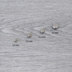 Tachas planas de 3,5 mm x 500 uni. - comprar online