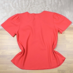 Blusa com Pregas Goiaba BS3970 na internet
