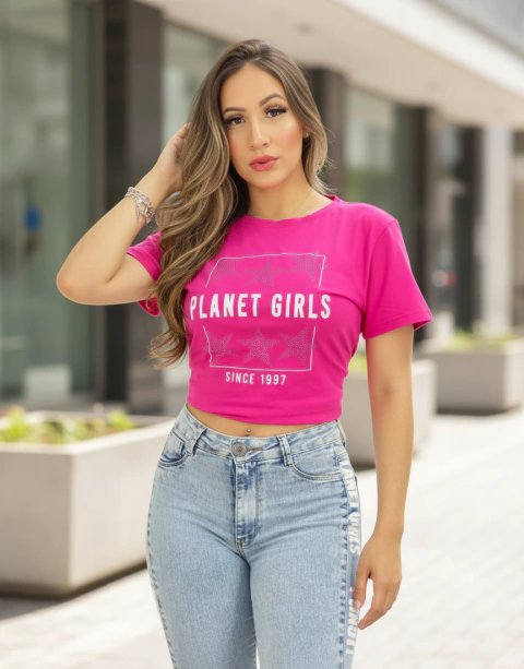 T-SHIRT ESTRELAS SINCE 1997 PLANET GIRLS