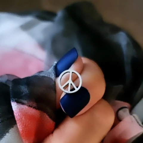 Aros símbolo de la paz (par)