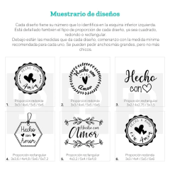 Sello de Madera Prediseñado - comprar online
