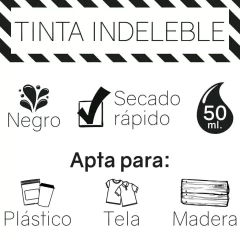 Tinta indeleble H33 50 ml. - comprar online