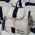 Kit Bolsas Maternidade Personalizada Off white-Mar - Bolsa Maternidade Personalizadas em até 10x sem juros!