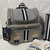 Mochila maternidade 2 em 1 G Linho cinza - comprar online