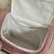 Kit Bolsas Maternidade Personalizado Linho Rosa com fita listras na internet