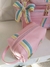 Imagem do Kit Bolsas Maternidade Personalizadas rosa com fita arco íris