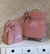 Kit Bolsas Maternidade (Mala de Rodinhas e Mochila Tradicional Glitter Rosa