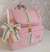 Mochila Maternidade 2 em 1 G Rosa bebê