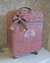 Mala Maternidade de Bordo Glitter Rosa