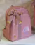 Mochila Maternidade Personalizada Luxo Glitter Ros