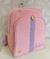 Mochila Tradicional personalizada Rosa com Lilás