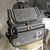 Mochila maternidade 2 em 1 G Linho Cinza c/ preto