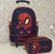 Mochila de carrinho 35cm bordada Homem-Aranha