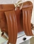 Bolsas de maternidade de luxo personalizadas Terracota com listras bege - comprar online