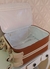 Bolsas de maternidade de luxo personalizadas Terracota com listras bege - loja online