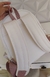 Mochila passeio off wite com Rosa glitter + Chaveiro - loja online