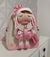 Mochila infantil de costas 35cm com Boneca Original 33cm