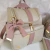 Kit Bolsas Maternidade Personalizadas Bege com Rosê - comprar online