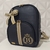 Mochila maternidade baby luxo - Marinho com dourado - comprar online