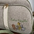 Mochila 2 em 1 P + Bolsa Trapézio Grande Linho cru com sintético verde - loja online