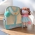 Mochila infantil personalizada com Boneca original - estampa confete - Bolsa Maternidade Personalizadas em até 10x sem juros!