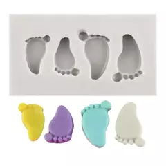 MOLDE DE SILICONA PIES - comprar online