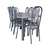 Conjunto de Mesa Teixeira Madri Com 08 Cadeiras Granito Topázio na internet